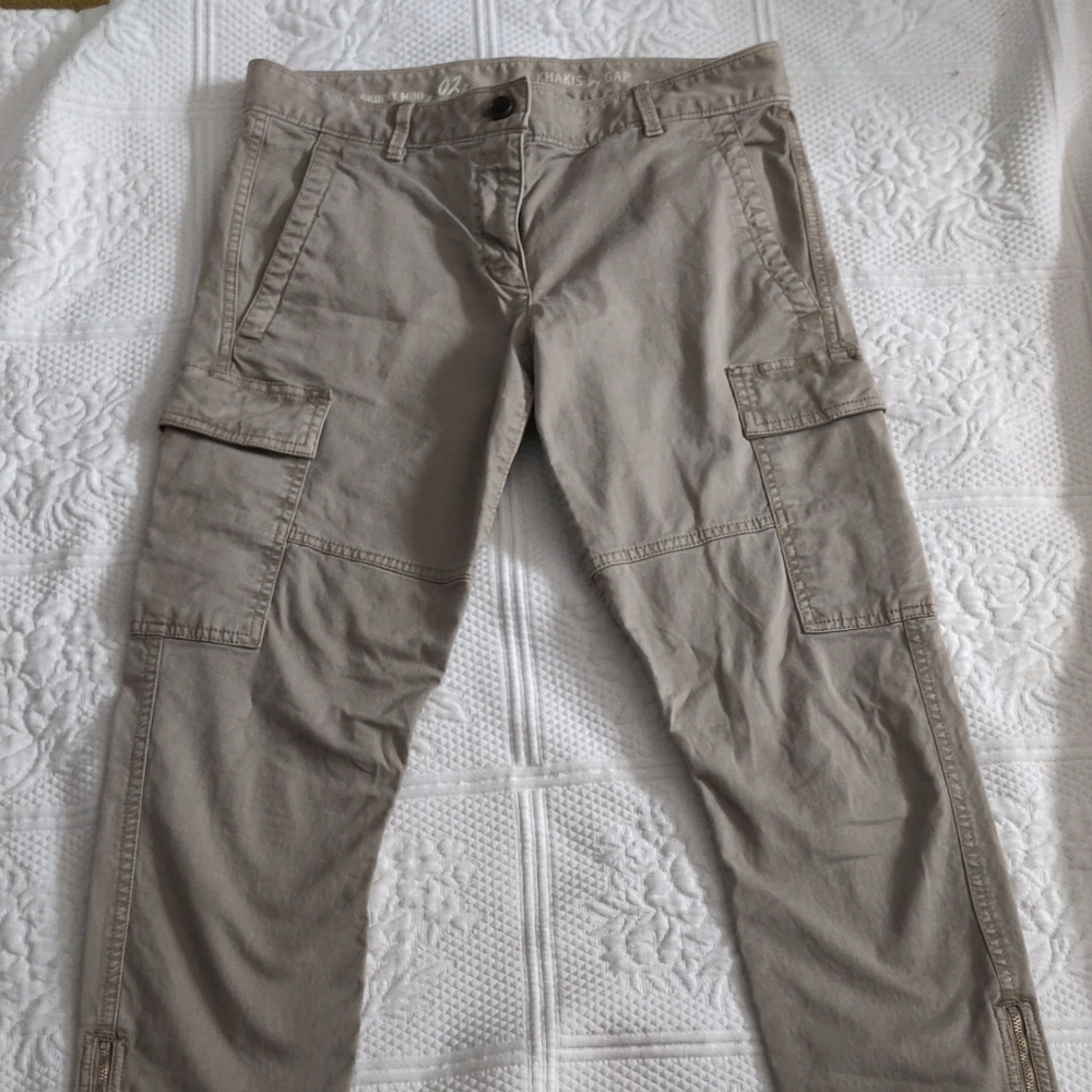 Gap Skinny Khakis Cargo Pants